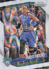 2025 Panini Prizm WNBA #135 Maya Moore White Seismic Prizms