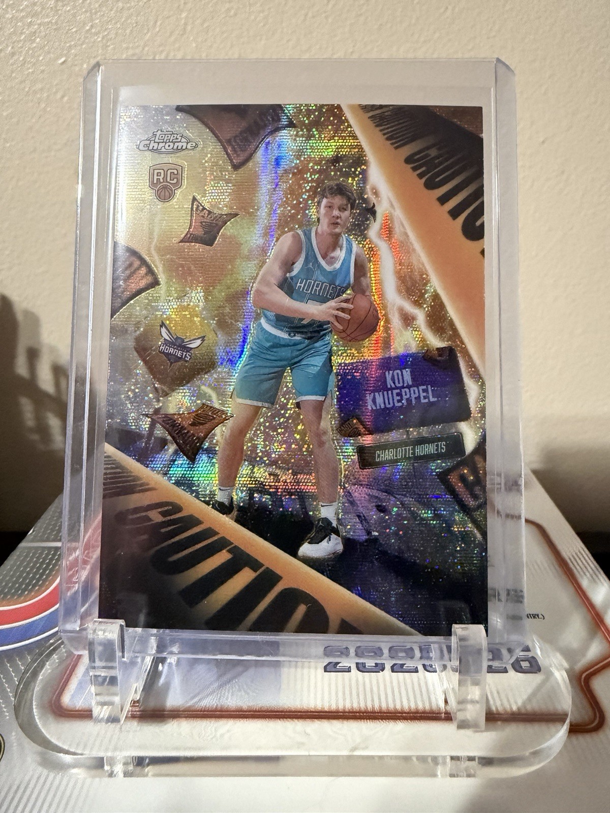 2025 Topps Chrome Basketball Advisory Kon Knueppel RC Case Hit SSP