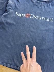 VTG 90s Faded Sega Dreamcast Promo Video Game Electronics Boutique T-Shirt (L)