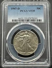 1947-D WALKING LIBERTY SILVER HALF DOLLAR PCGS VF35 04GB26