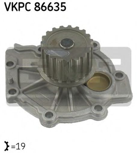 Engine Cooling Water Pump Fits Volvo C30 C70 S40 S60 S80 V40 V50 SKF VKPC 86635 - Image 29