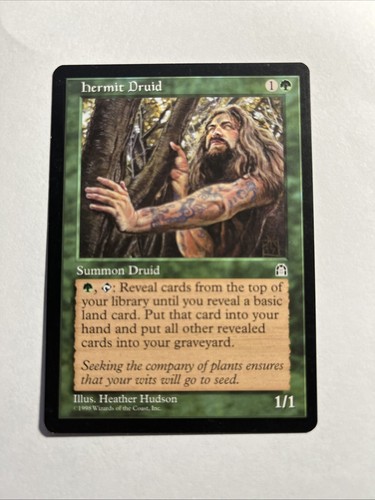 Hermit Druid - Stronghold MTG Plus Bonus Rare!!!