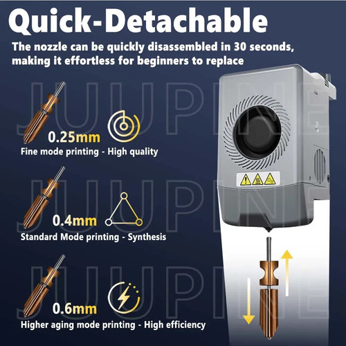 For FlashForge AD5X Nozzles Hardened Adverturer Extruder Hotend 3D Printer Parts - Picture 4 of 19