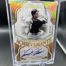 Panini Flawless Achievements Autograph Miguel Cabrera Miami Marlins FA-MC /10