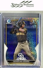 2023 Bowman #BCP-81 Nerwilian Cedeno Chrome Prospects Mojo Refractors