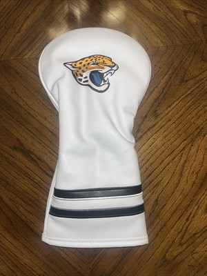 Team Golf NFL Jacksonville Jaguars Vintage Driver Head Cover White- New