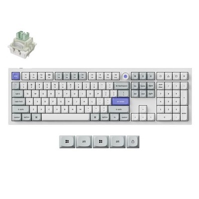 Keychron Q6 HE 8K Wired Tastatur Ultra-fast Lime Magnetic Switch QWERTY US