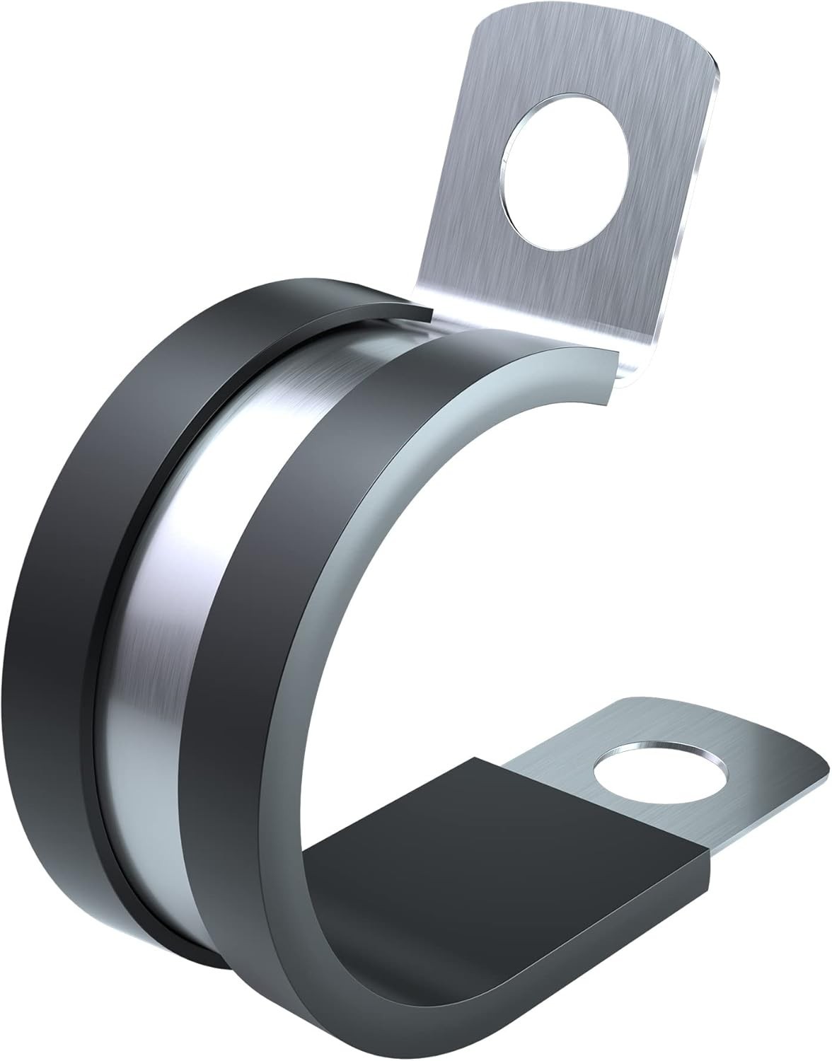 2 Inch Cable Clamp - 10 Pack Stainless Steel Wire Clamp, P Clips for Electric...