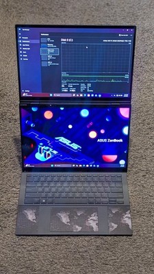 14'' Asus ZenBook Duo Ux8406ma, Ultra 7 155H, 16GB, 1TB SSD, Touch, Dual Screens!