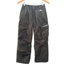ZeroXposur Boys Black Insulated Snow Pants Youth Medium 10/12 Ski Winter Cargo