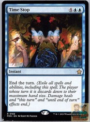 Time Stop 166 Foundations Rare MTG