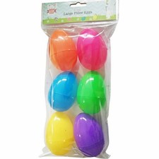 24 Pieces Plastic Easter Egg Kit Holiday Decoration Fillable Party Supplies