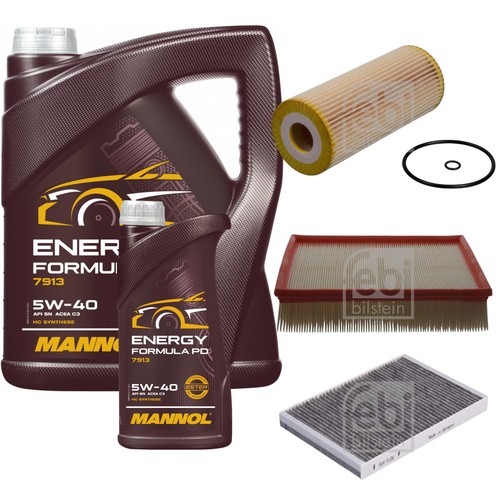 FEBI BILSTEIN INSPECTION set 5L MANNOL Classic 10W-40 pour VW Passat
