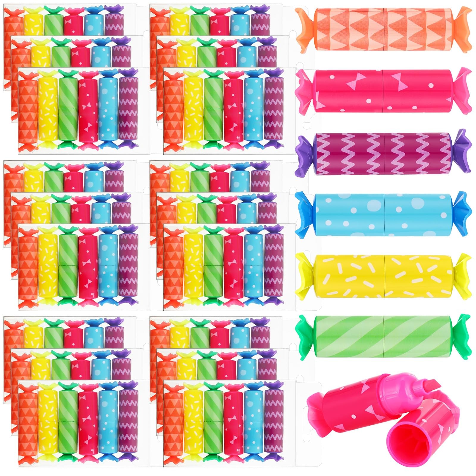 Candy Pastel Highlighter For Student 6 Color Cute Ch...