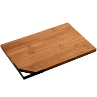 Servierbrett Schneidebrett KäSebrett Bambustablett Tablett Braun 38X25 Cm