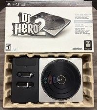 DJ Hero 2 Turntable Controller & Manual Only In Box Ps3 PlayStation 3