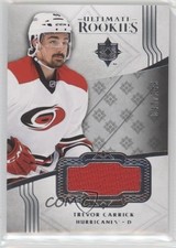 2016-17 Ultimate Collection Rookies Silver Jersey 40/249 Trevor Carrick #105 7l6