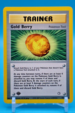 Pokemon TCG Gold Berry Neo Genesis 93/111 Regular 1st Edition LP. 