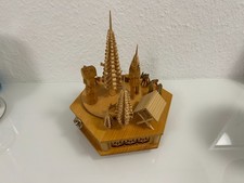 Spieldose Naturholz Oh Tannenbaum Förster Rehe Krippe Bäume Super Zustand !