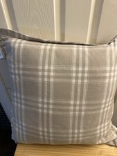 Ralph Lauren Putnam Plaid Beige Cream Plaid Decorative Throw Bed Pillow 20x20