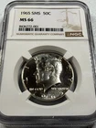 1965  KENNEDY US Half Dollar,   MS66 by NGC,   SMS,   a SUPERB looking coin!!!!