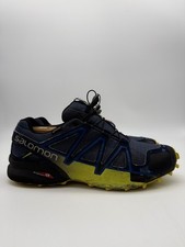 Salomon Speedcross 4 GTX Mens Trail Running Shoes Blue Waterproof Size 9.5
