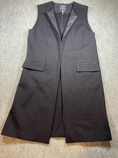 Lysse Women's Denver Ponte Sleeveless Coat Black
