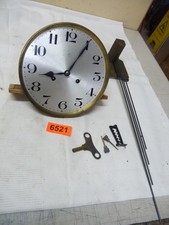 6521.      Altes Uhrwerk  Junghaus Uhrenzifferblatt  Ersatzteile für Standuhr