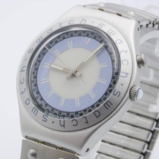 Reloj Swatch Working Item Hombre Irony Big Zebuff V8 Azul 1996 Raro Modelo Limitado
