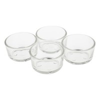 Vbs TeelichtgläSer 4,5X2,4Cm Ø Innen 3,7Cm Windlicht-GläSer Kerzenglas 4 StüCk