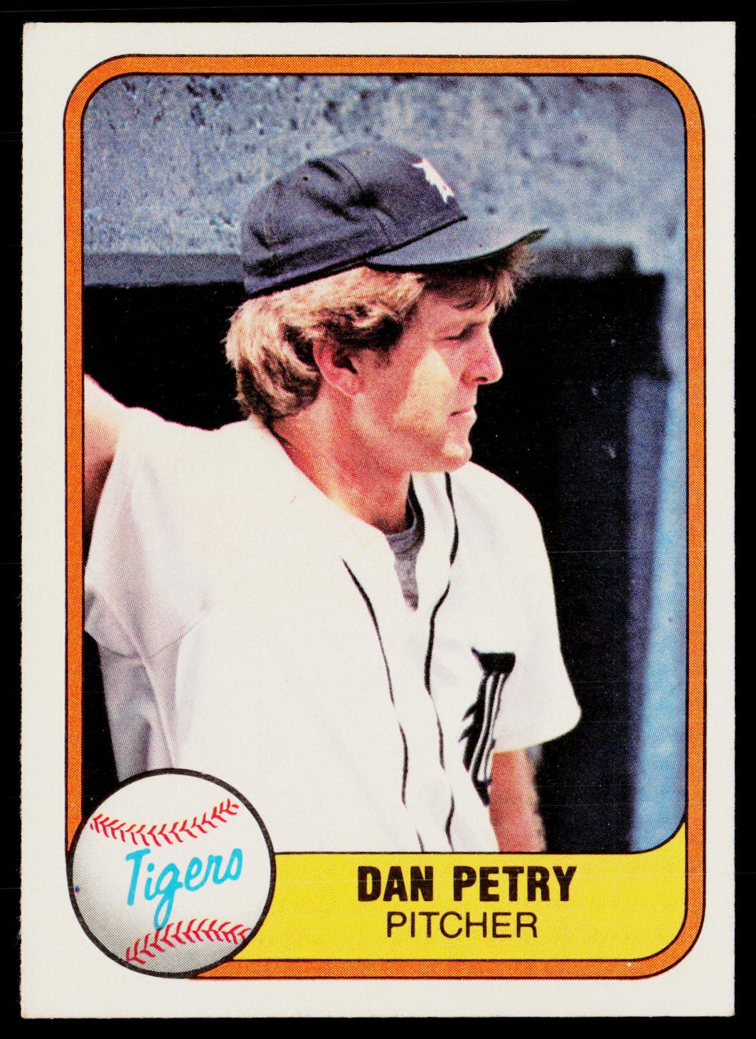 1981 Fleer #468 Dan Petry