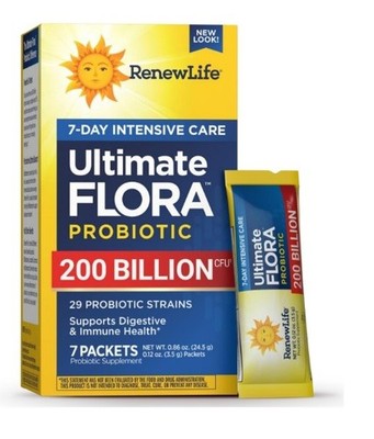 Ultimate FloraTM 7 Day Intensive Care  7 Packets *****VALUE 4 PACK*******