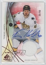 2024-25 Upper Deck SP Game Used All-Stars Red Jersey 35/65 Tomas Hertl Auto 00em