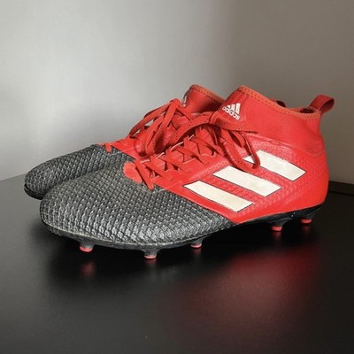 Adidas Herren Ace 17.3 Formen Fußballschuhe Größe 9 rot & schwarz Primemesh FG