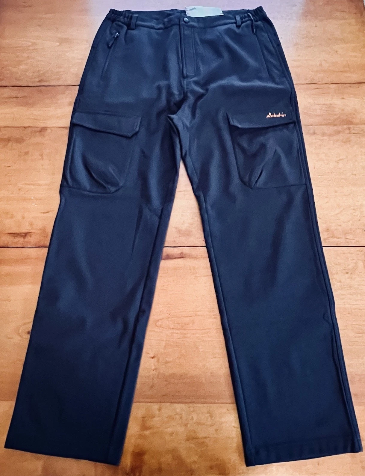 Men's Insulated Water Wind Resistant Softshell Pants Clothin Black 2XL