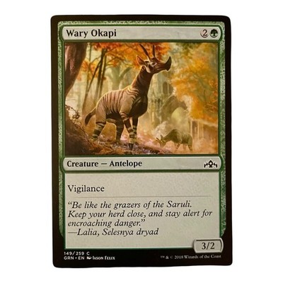 Wary Okapi - Guilds of Ravnica #149/259 MTG Magic The Gathering