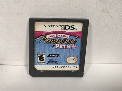 Paws & Claws Pampered Pets (Nintendo DS, 2009) Game Only