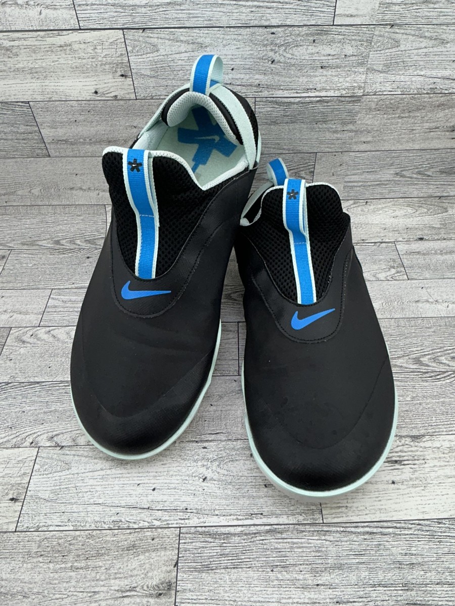 Nike Go FlyEase Shoes Mens Size 12 Black Blue Slip On Hands Free