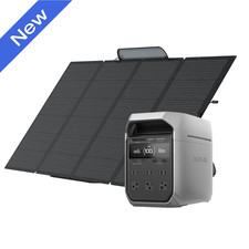 EcoFlow DELTA 3 Plus 1024Wh Portable Power Station LFP Battery 400W Solar Panel