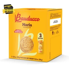 Maria Cookies, 18.0 Oz (Pack of 3) - Classic Crispy Cookies for Snacking, Coffee