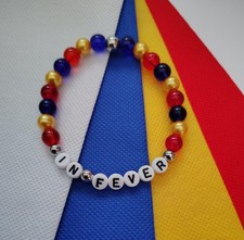 Indiana Fever Jewelry, IN Fever Bracelet, Indiana Fever Basketball Bracelet