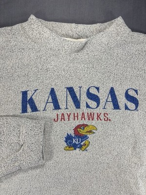 Vintage Kansas Jayhawks Crew Neck Sweatshirt Womens XL Basketball Bottom Drawers