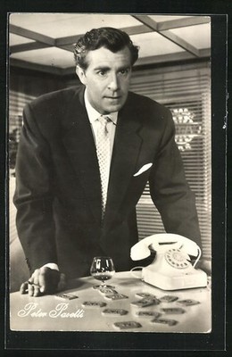 Ansichtskarte Schauspieler Peter Pasetti als Dr. Busch in Spielbank-Affäre 