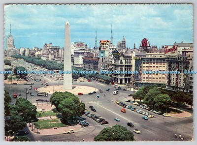 D331717 Buenos Aires. Plaza de la Republica. Obelisco. Ambrosiana