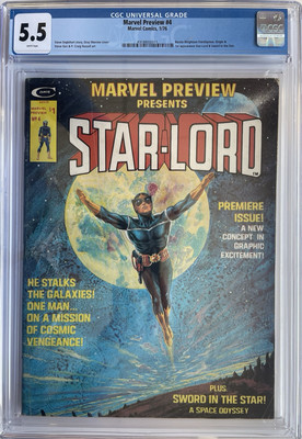 Marvel Preview #4 (1976) 1st Star-Lord Appearance + Origin CGC 5.5