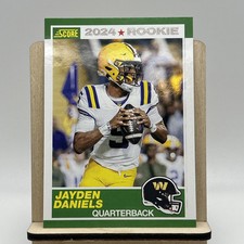 Jayden Daniels 2024 Panini Score 35TH ANNIVERSARY Insert Rookie RC #2 Commanders