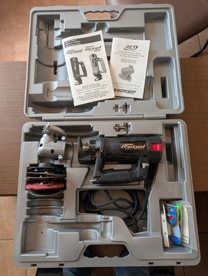 ROTOZIP REBEL Spiral Saw Type 3 w/ Accessories and case Tested USA