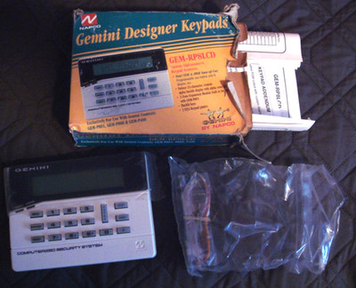 NAPCO GEMINI GEM-RP8 SECURITY SYSTEM DESIGNER KEYPAD  NOS