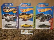Hot Wheels Lot Of 4 1968 Shelby Gt-500 Variation 68 Ford Zamac White Green