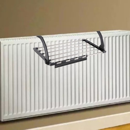 Folding Balcony Dryer with Enhanced Stability Features in Stainless Steel - Afbeelding 11 van 24